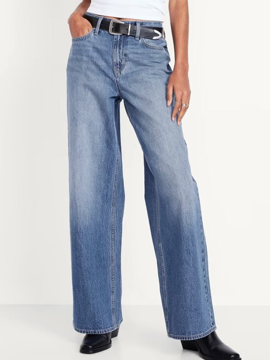 Old Navy Denim - Old Navy Mid-Rise Wow Baggy Wide-Leg Jeans